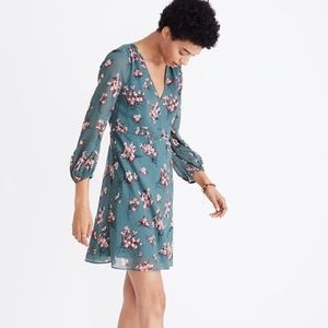 Madewell Marguerite Dress in Butterfly Garden